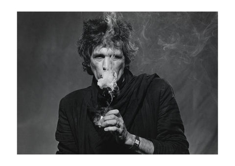 Keith Richards Smoking, 1987, Bob Carlos Clarke