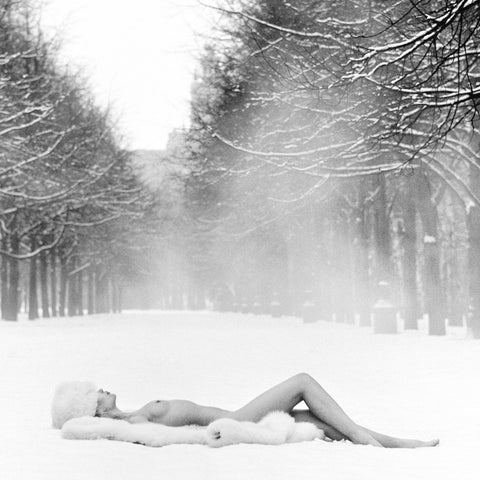 Girl On Snow, 1989, by Lichfield