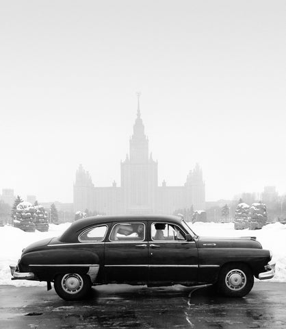 Zil at Moscow University, 1989, by Lichfield